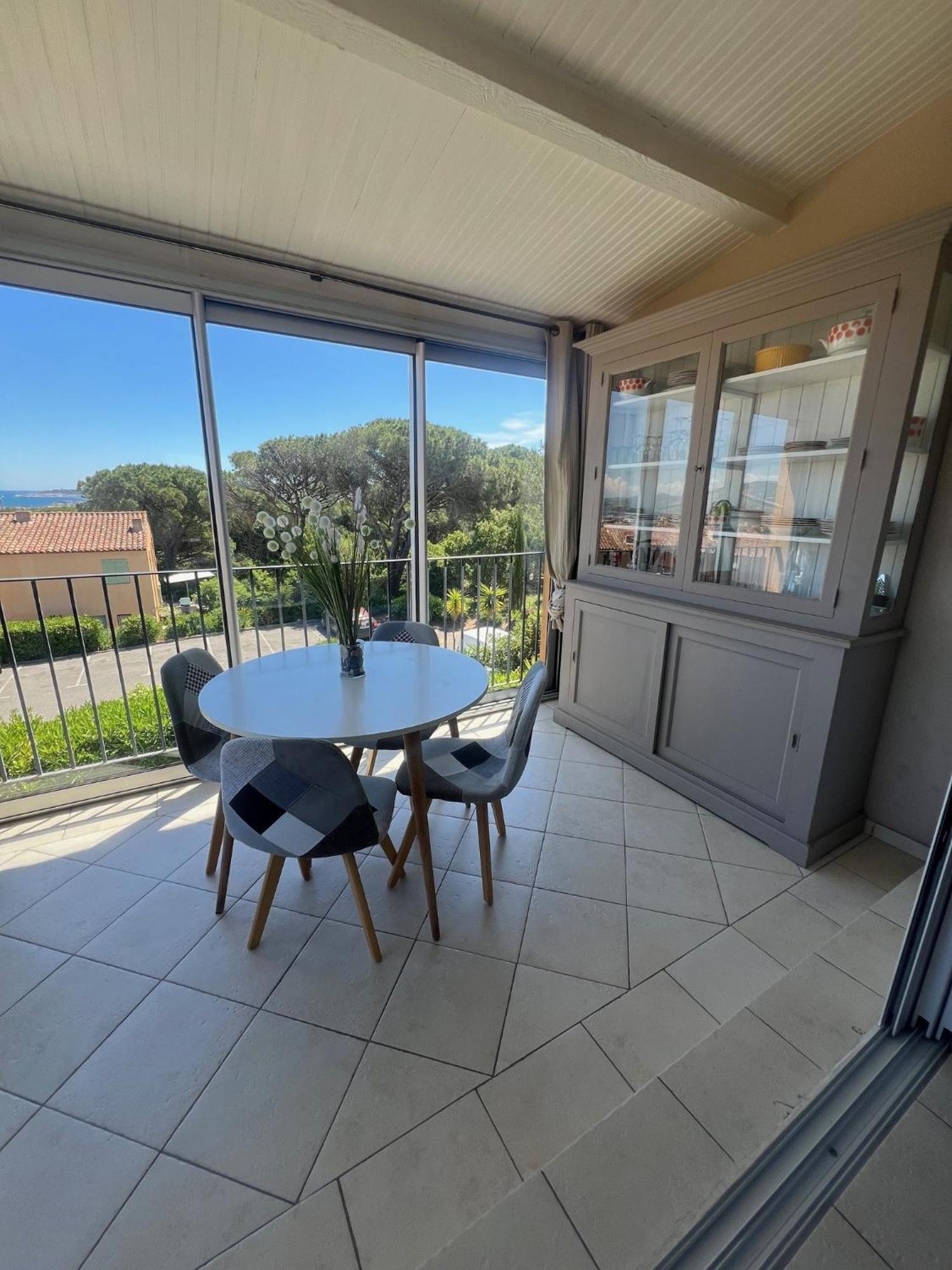 Appartement vue mer golfe de Saint-Tropez Cogolin Buitenkant foto