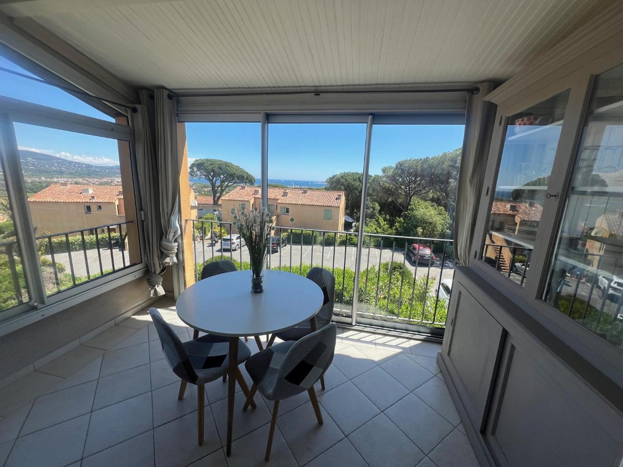 Appartement vue mer golfe de Saint-Tropez Cogolin Buitenkant foto